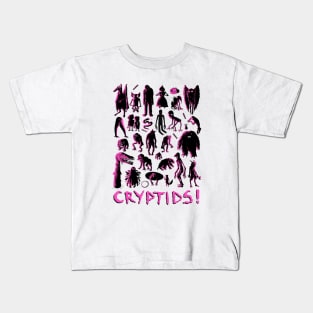 Know Your Cryptids! Kids T-Shirt